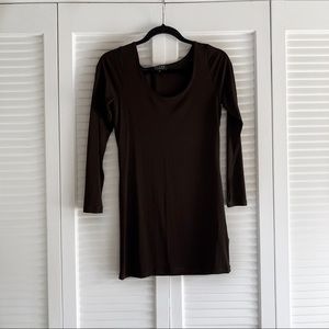 MODES STHLM Dark Brown Long Sleeve Top